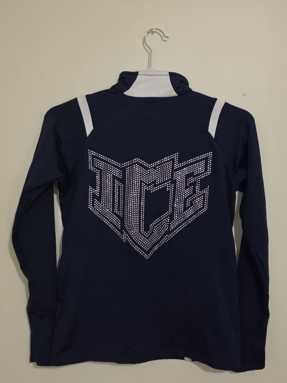 Augusta Sportswear Black Ladies Jacket‎ with Studded Logo On Back